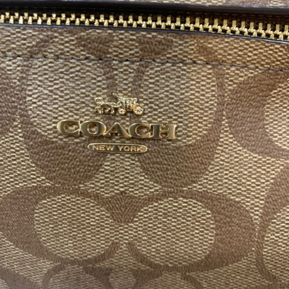 Coach Prairie Satchel In Signature Canvas - Picture 7 of 14